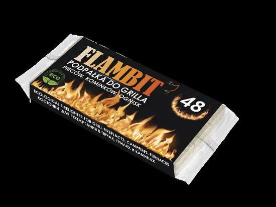 Obrazek Podpałka szara 48 kostek