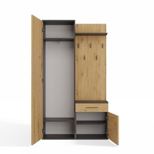 Obrazek Przedpokój Holmes antracyt/dąb artisan