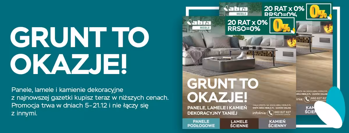 Panele, lamele i kamienie dekoracyjne z najnowszej gazetki kupisz teraz w niższych cenach.