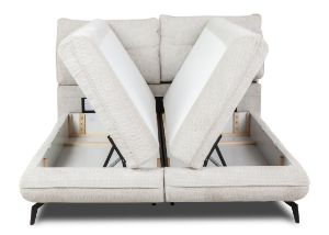 Obrazek Łóżko kontynentalne Harmony 160x200 cm beżowe