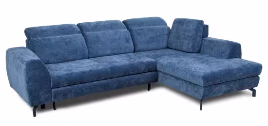 Obrazek Narożnik z funkcją spania Tybet lewy niebieski