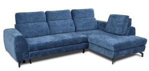 Obrazek Narożnik z funkcją spania Tybet lewy niebieski