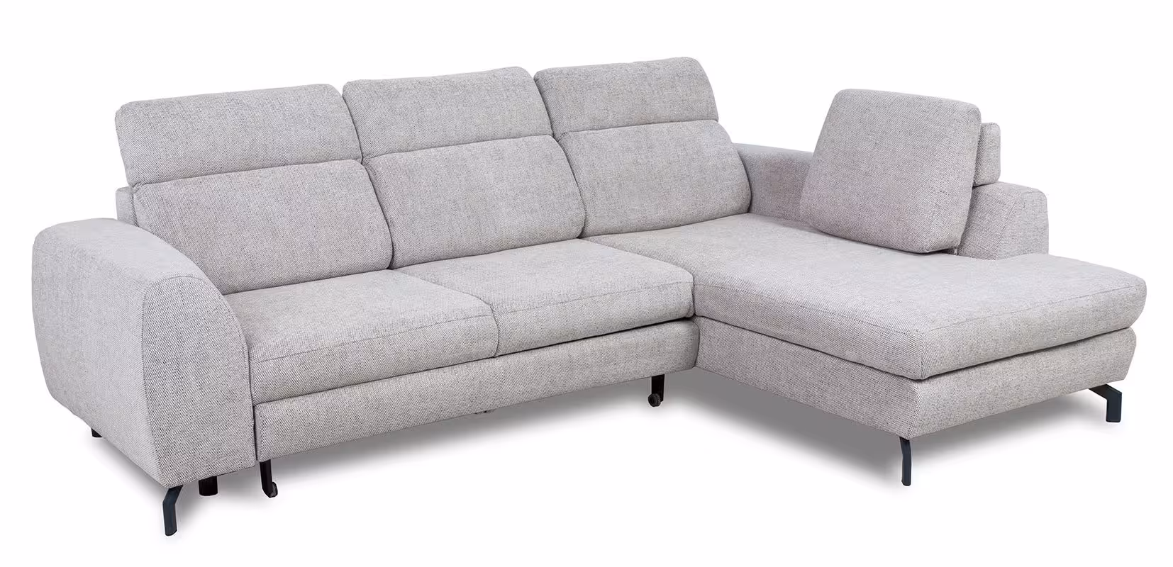 Narożnik z funkcją spania Tybet Lux lewostronny beżowy