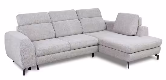 Obrazek Narożnik z funkcją spania Tybet Lux lewostronny beżowy