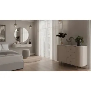 Obrazek Toaletka Ovalio 202  2s Beż Piaskowy