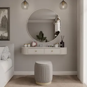 Obrazek Toaletka Ovalio 202  2s Beż Piaskowy (Kaszmir)