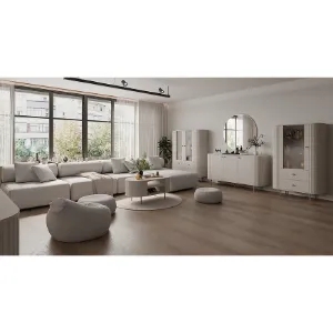 Obrazek Witryna Ovalio 112  1f 2s Beż Piaskowy (Kaszmir)