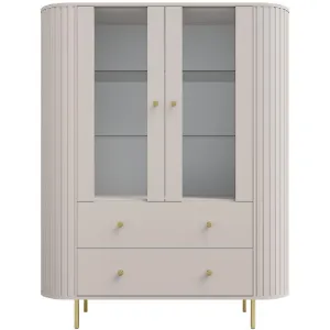 Obrazek Witryna Ovalio 122  2f 2s Beż Piaskowy (Kaszmir)