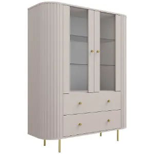 Obrazek Witryna Ovalio 122  2f 2s Beż Piaskowy (Kaszmir)