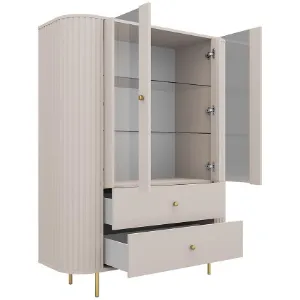 Obrazek Witryna Ovalio 122  2f 2s Beż Piaskowy (Kaszmir)