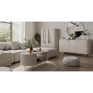 Obrazek Witryna Ovalio 122  2f 2s Beż Piaskowy (Kaszmir)