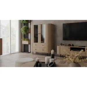 Obrazek Witryna Ovalio 122  2f 2s Dąb Cremona