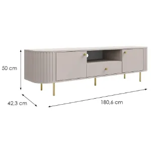 Obrazek Rtv Ovalio 321  2f 1s Beż Piaskowy (Kaszmir)