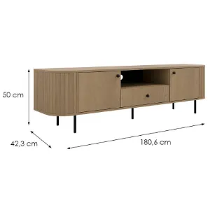 Obrazek Rtv Ovalio 321 2f 1s Dąb Cremona