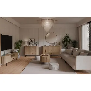 Obrazek Rtv Ovalio 321 2f 1s Dąb Cremona