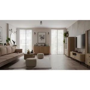 Obrazek Rtv Ovalio 321 2f 1s Dąb Cremona