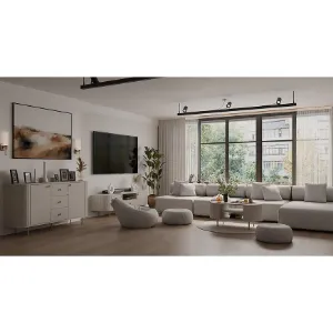 Obrazek Stolik Kawowy Ovalio 200  Beż Piaskowy (Kaszmir)