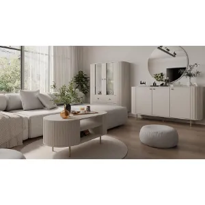 Obrazek Stolik Kawowy Ovalio 200  Beż Piaskowy