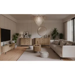 Obrazek Stolik Kawowy Ovalio 200  Dąb Cremona