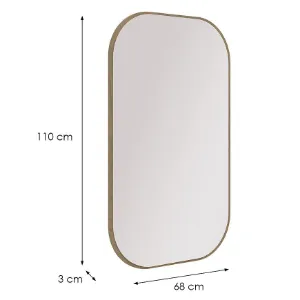 Obrazek Lustro Ovalio 702  Dąb Cremona