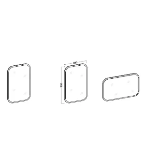 Obrazek Lustro Ovalio 702  Dąb Cremona