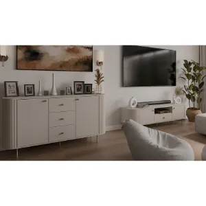 Obrazek Komoda Ovalio 823  25 3s Beż Piaskowy