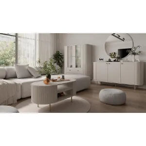 Obrazek Komoda Ovalio 830  3f Beż Piaskowy