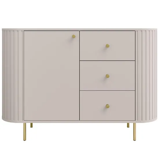 Obrazek Komoda Ovalio 813 1f 3s Beż Piaskowy