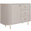 Obrazek Komoda Ovalio 813 1f 3s Beż Piaskowy