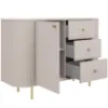 Obrazek Komoda Ovalio 813 1f 3s Beż Piaskowy