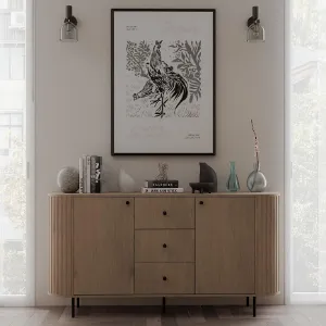 Obrazek Komoda Ovalio 823  25 3s Dąb Cremona