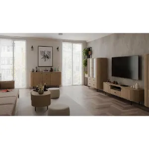 Obrazek Komoda Ovalio 823  25 3s Dąb Cremona