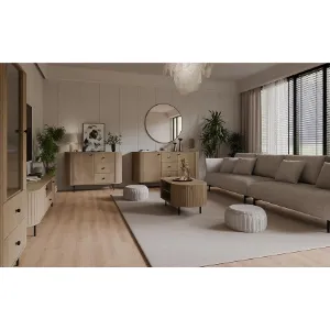 Obrazek Komoda Ovalio 830  3f Dąb Cremona