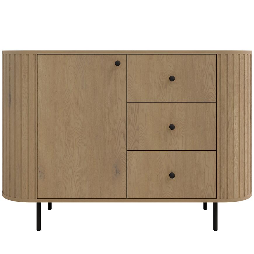 Komoda Ovalio 813 1f 3s Dąb Cremona