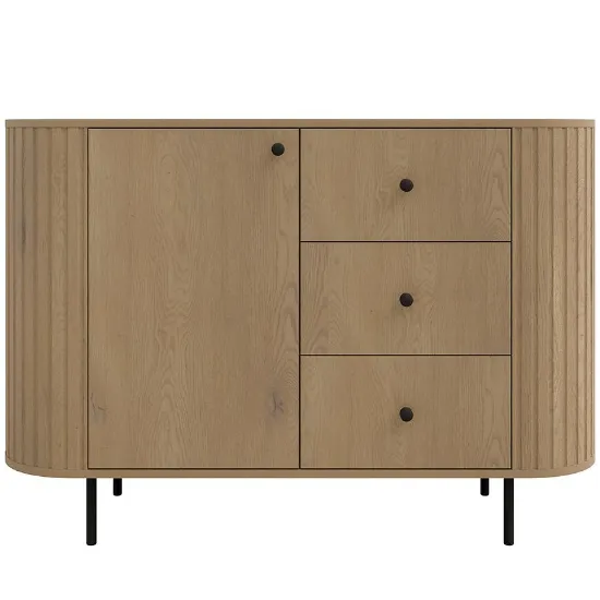 Obrazek Komoda Ovalio 813  1f 3s Dąb Cremona