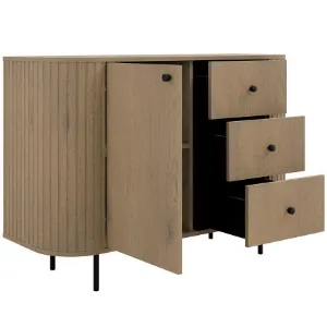 Obrazek Komoda Ovalio 813  1f 3s Dąb Cremona