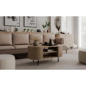 Obrazek Komoda Ovalio 813  1f 3s Dąb Cremona