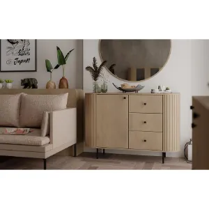 Obrazek Komoda Ovalio 813  1f 3s Dąb Cremona