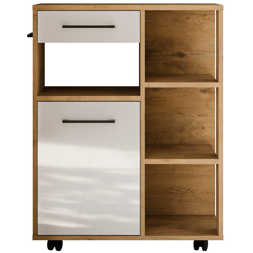 Wózek Linda Biały/Dąb Lancelot 80 (VIGO)