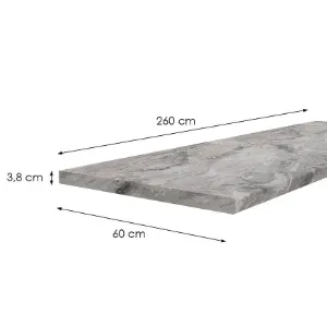 Obrazek Blat Marmur Cippolino 260cm/38mm