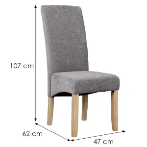 Obrazek Krzesło Niva 12663 szare