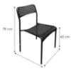 Obrazek Krzesło Valo 12528 czarne