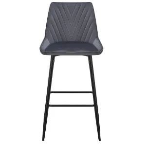 Obrazek Stołek barowy Melo 12637 szary