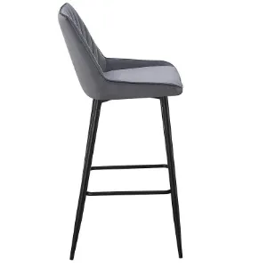 Obrazek Stołek barowy Melo 12637 szary