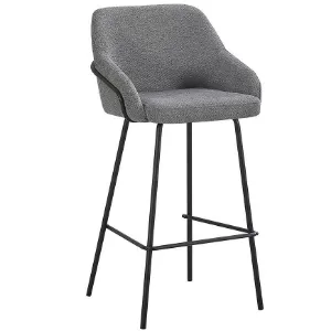 Obrazek Stołek barowy Kyra 12639 szary