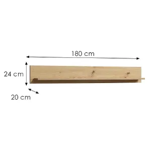 Obrazek Półka Evolution  Długa Ev/6a Artisan /WOOD