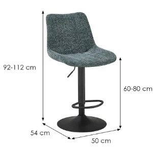 Obrazek Stołek barowy Terra 12647 zielony