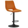 Obrazek Stołek barowy Olen 12648 pomarańczowy