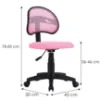 Obrazek Krzesło obrotowe dziecięce  Orbi 12537 różowe