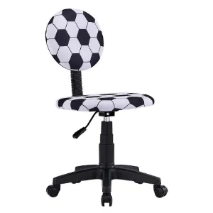 Obrazek Krzesło obrotowe dziecięce  Zyra 12541 białe/czarne